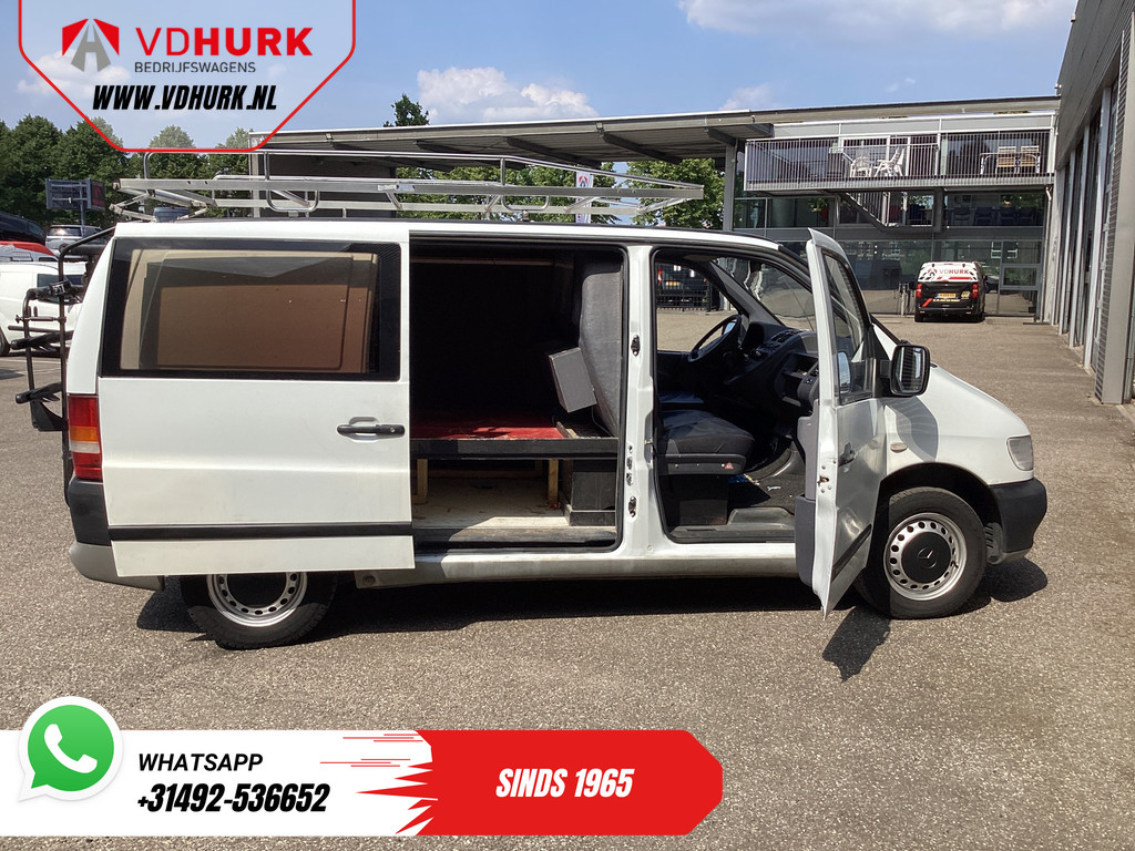 Mercedes-Benz Vito Bestelbus 108 CDI EXPORT ONLY ENGINE DEFECT NL Auto/ Trekhaak/ Imperiaal/ Fietsendrager 5