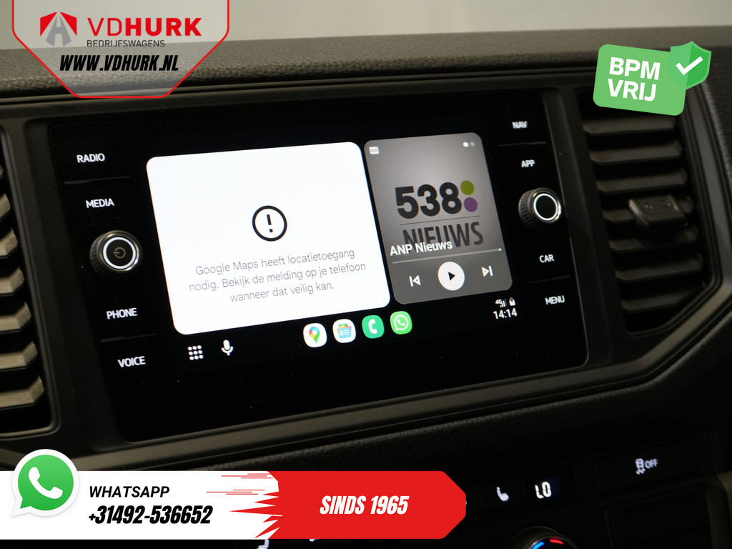 Volkswagen Crafter Open laadbak 35 2.0 TDI 180 pk DSG Aut. BPM VRIJ! 430x203 Open laadbak/ Schuifzeil/ Huif/ Climate/ Adapt. Cruise/ Camera/ Carplay 24