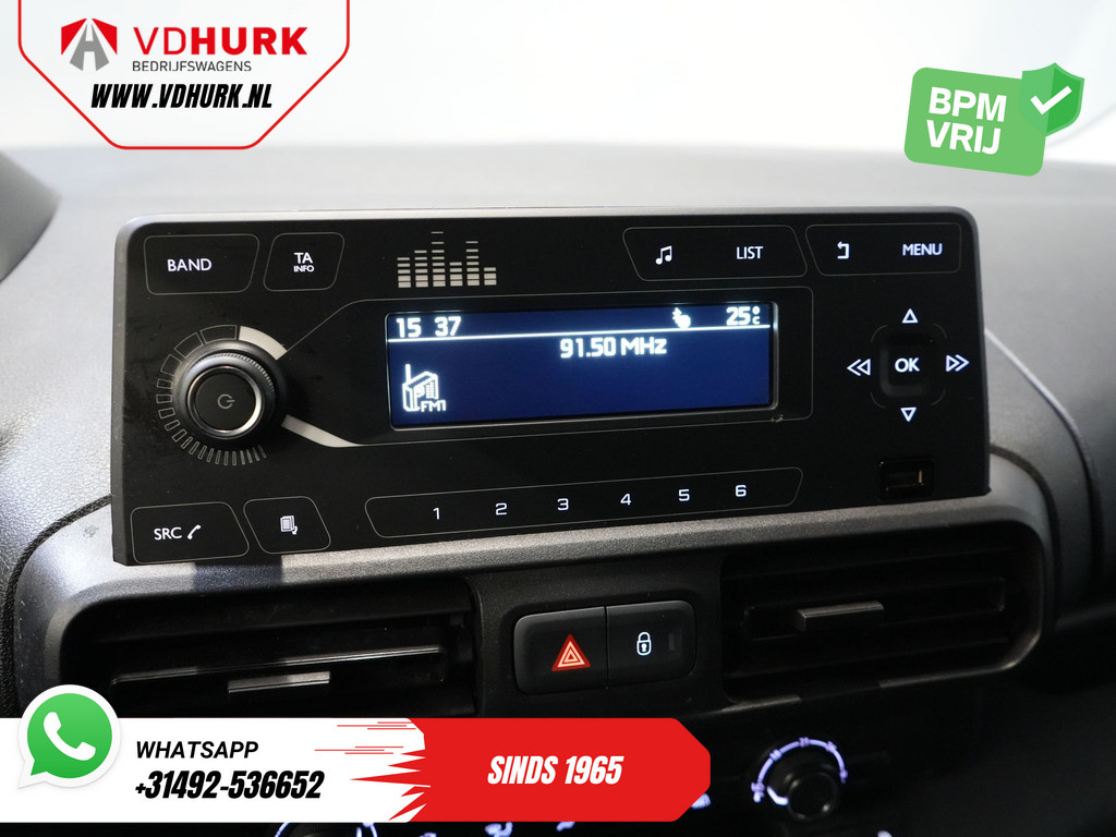 Peugeot Partner Bestelbus 1.6 HDI 75 pk BPM VRIJ! Airco/ Cruise 19