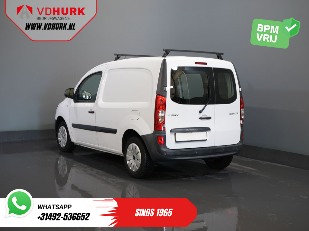 Mercedes-Benz Citan Bestelbus 108 CDI 75 pk BPM VRIJ EUR 6/ NL auto/ Airco/ PDC/ Dakdragers/ Radio 1