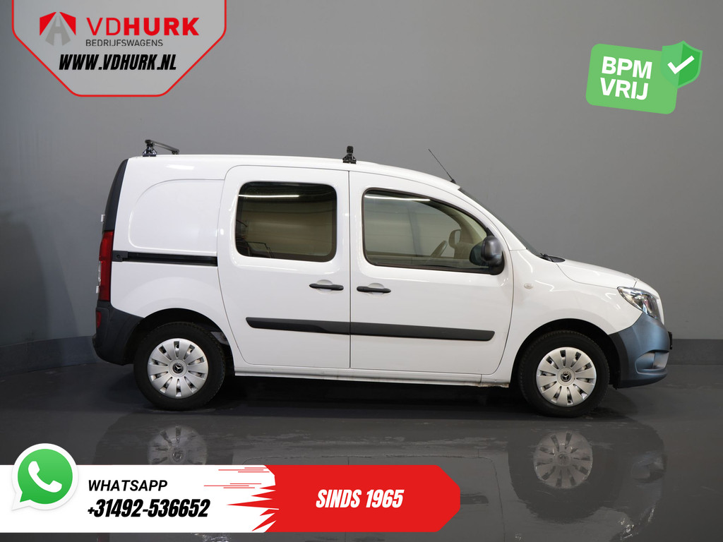 Mercedes-Benz Citan Bestelbus 108 CDI 75 pk BPM VRIJ EUR 6/ NL auto/ Airco/ PDC/ Dakdragers/ Radio 10