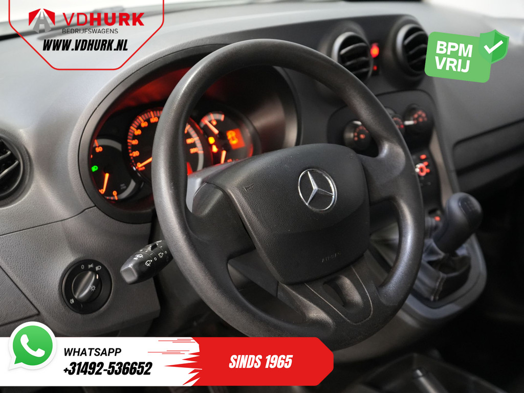 Mercedes-Benz Citan Bestelbus 108 CDI 75 pk BPM VRIJ EUR 6/ NL auto/ Airco/ PDC/ Dakdragers/ Radio 13