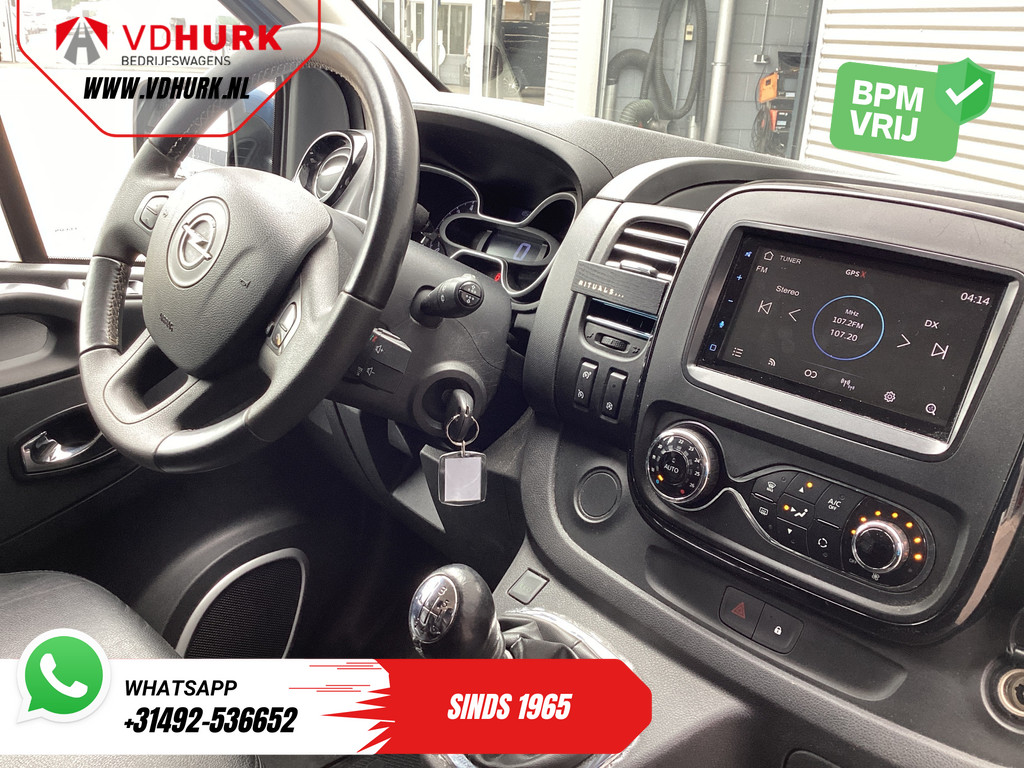 Opel Vivaro Bestelbus 1.6 CDTI 140 pk L2 DC Dubbel Cabine EXPORT ONLY 2x Schuifdeur/ Leder/ Climate/ Carplay/ Camera/ Cruise/ PDC/ Trekhaak/ LMV 2