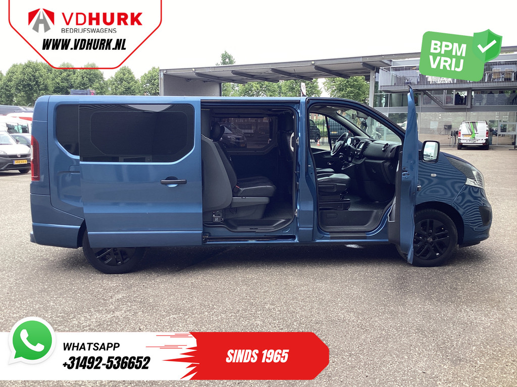 Opel Vivaro Bestelbus 1.6 CDTI 140 pk L2 DC Dubbel Cabine EXPORT ONLY 2x Schuifdeur/ Leder/ Climate/ Carplay/ Camera/ Cruise/ PDC/ Trekhaak/ LMV 5