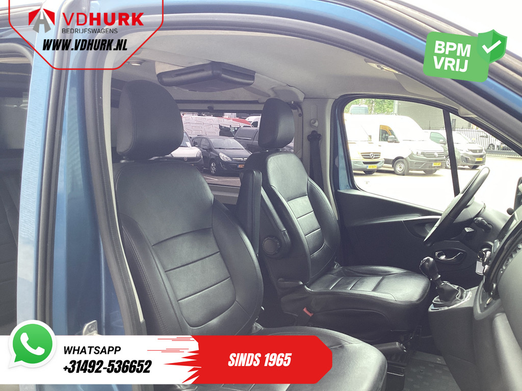 Opel Vivaro Bestelbus 1.6 CDTI 140 pk L2 DC Dubbel Cabine EXPORT ONLY 2x Schuifdeur/ Leder/ Climate/ Carplay/ Camera/ Cruise/ PDC/ Trekhaak/ LMV 9