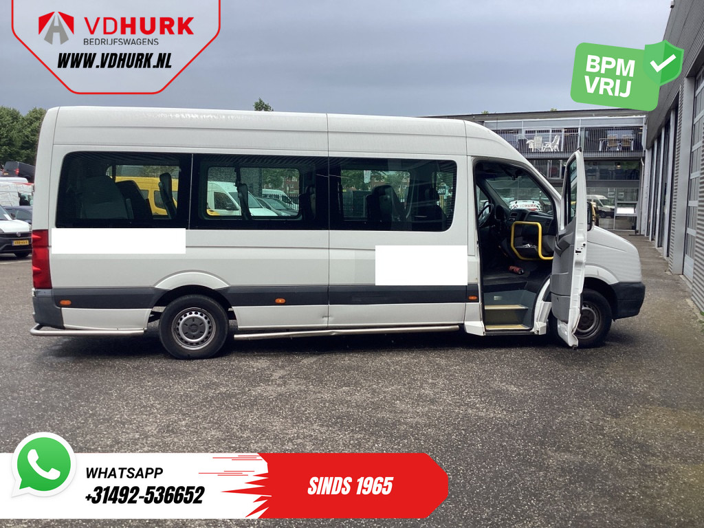 Volkswagen Crafter Personenvervoer 35 2.0 TDI L3H2 EXPORT ONLY! €9.559 incl BTW/BPM Rolstoellift/ 9 Pers/ 9P/ Sidebars/ Rearbar/ Airco 5
