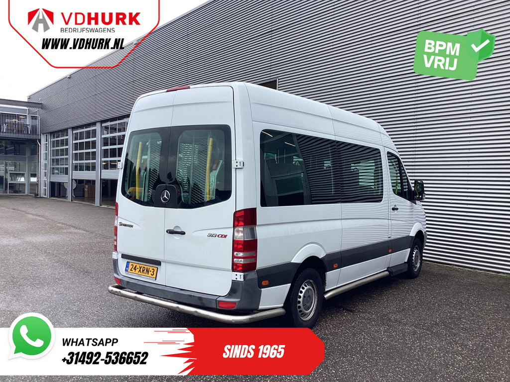 Mercedes-Benz Sprinter Personenvervoer 313 2.2 CDI L2H2 €10.164 Incl. BTW BPM VRIJ! EXPORT ONLY Combi/ 9 Persoons/ Kombi/ 9P/ Airco/ Rolstoellift 7