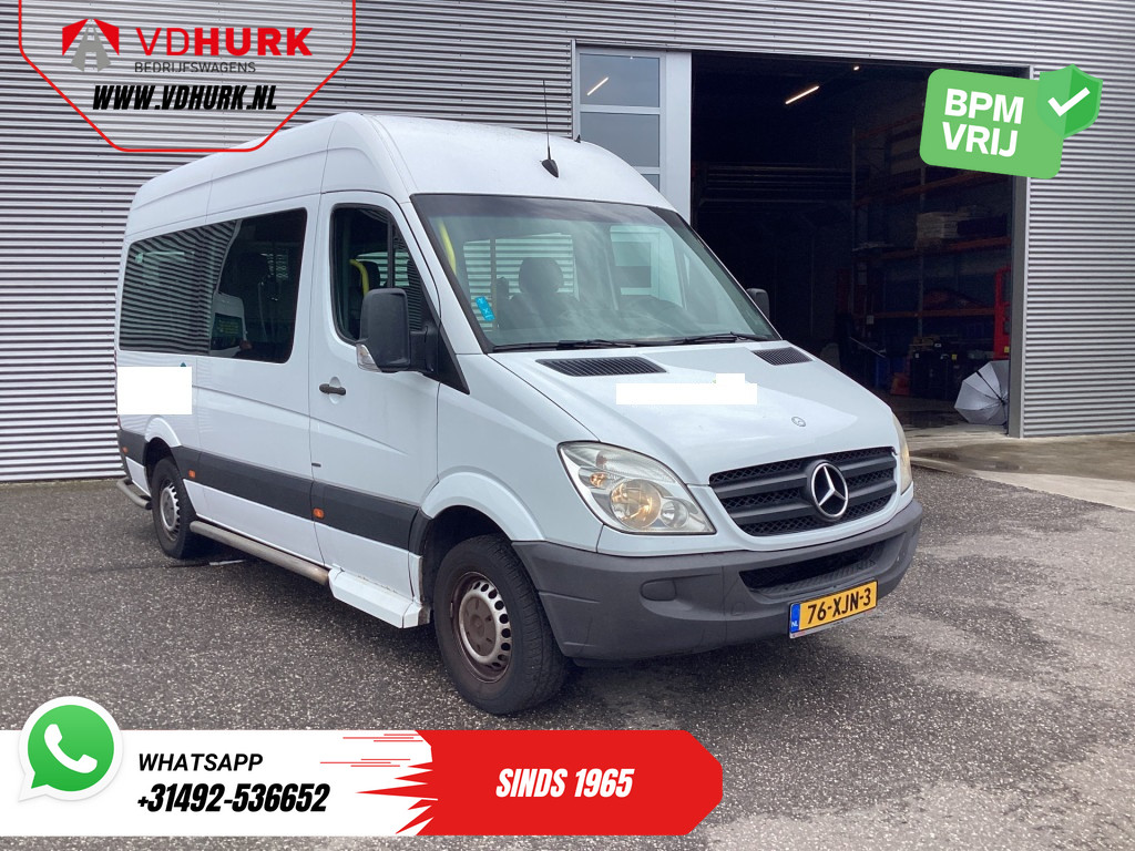 Mercedes-Benz Sprinter Personenvervoer Mercedes-Benz Sprinter 313 2.2 CDI L2H2 €9.922 Incl. BTW BPM VRIJ! EXPORT ONLY Combi/ 9 Persoons/ Kombi/ 9P/ Airco/ Rolstoellift 0