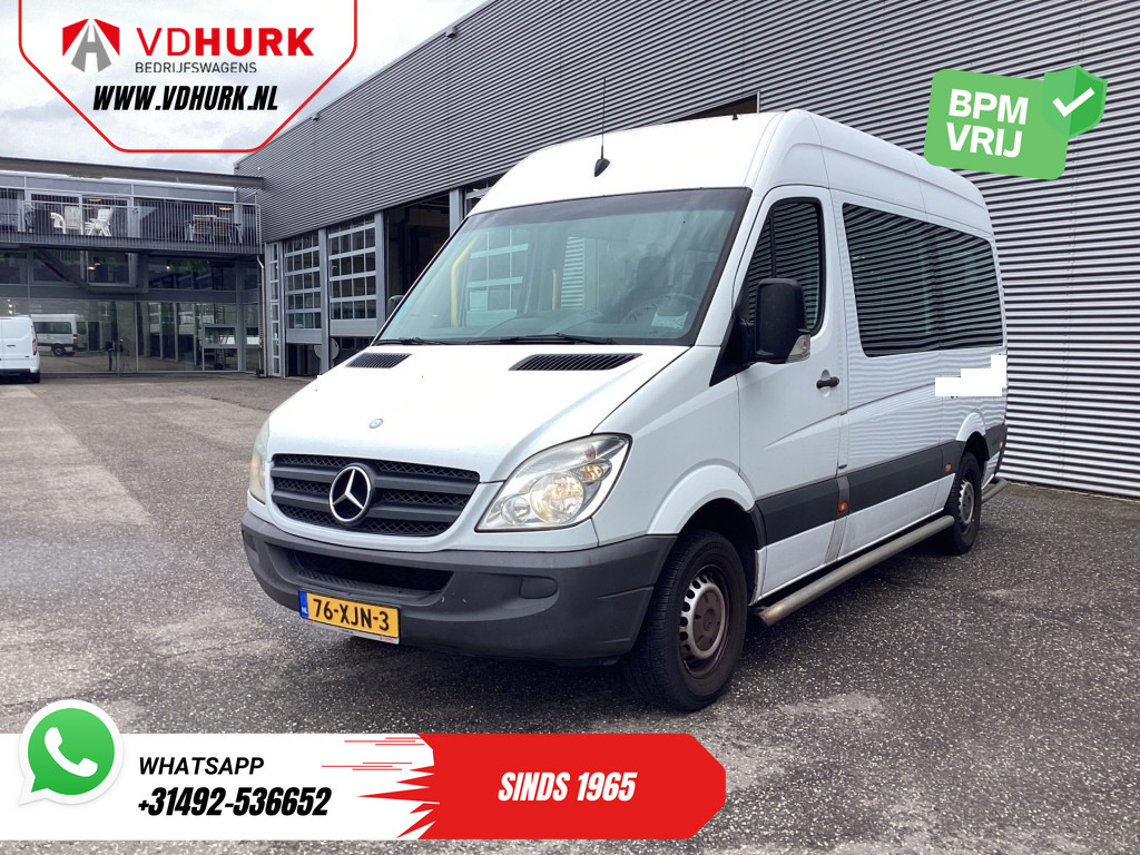 Mercedes-Benz Sprinter Personenvervoer Mercedes-Benz Sprinter 313 2.2 CDI L2H2 €9.922 Incl. BTW BPM VRIJ! EXPORT ONLY Combi/ 9 Persoons/ Kombi/ 9P/ Airco/ Rolstoellift 8