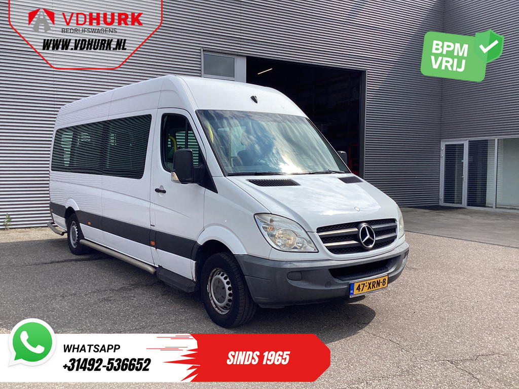 Mercedes-Benz Sprinter Personenvervoer 313 2.2 CDI L3H2 €10.527 Incl. BTW BPM VRIJ! EXPORT ONLY Combi/ 9 Persoons/ Kombi/ 9P/ Airco/ Rolstoellift 0