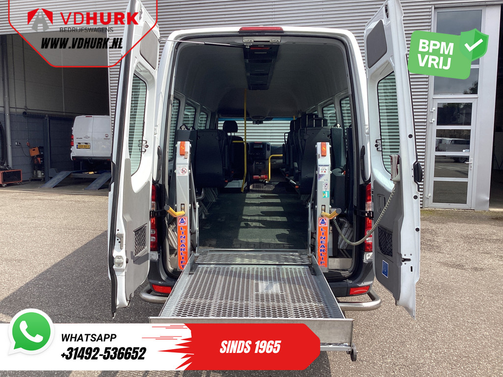 Mercedes-Benz Sprinter Personenvervoer 313 2.2 CDI L3H2 €10.527 Incl. BTW BPM VRIJ! EXPORT ONLY Combi/ 9 Persoons/ Kombi/ 9P/ Airco/ Rolstoellift 4