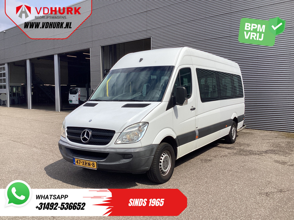 Mercedes-Benz Sprinter Personenvervoer 313 2.2 CDI L3H2 €10.527 Incl. BTW BPM VRIJ! EXPORT ONLY Combi/ 9 Persoons/ Kombi/ 9P/ Airco/ Rolstoellift 6
