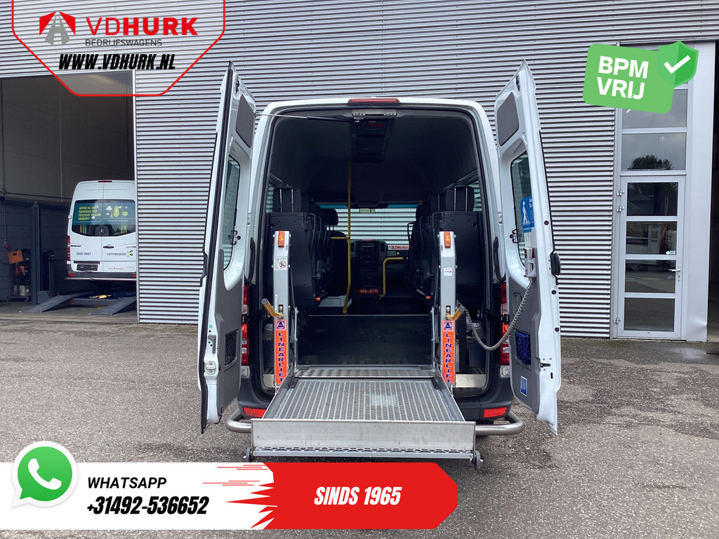 Mercedes-Benz Sprinter Personenvervoer 313 2.2 CDI L2H2 €9.922 Incl. BTW BPM VRIJ! EXPORT ONLY Combi/ 9 Persoons/ Kombi/ 9P/ Airco/ Rolstoellift 4