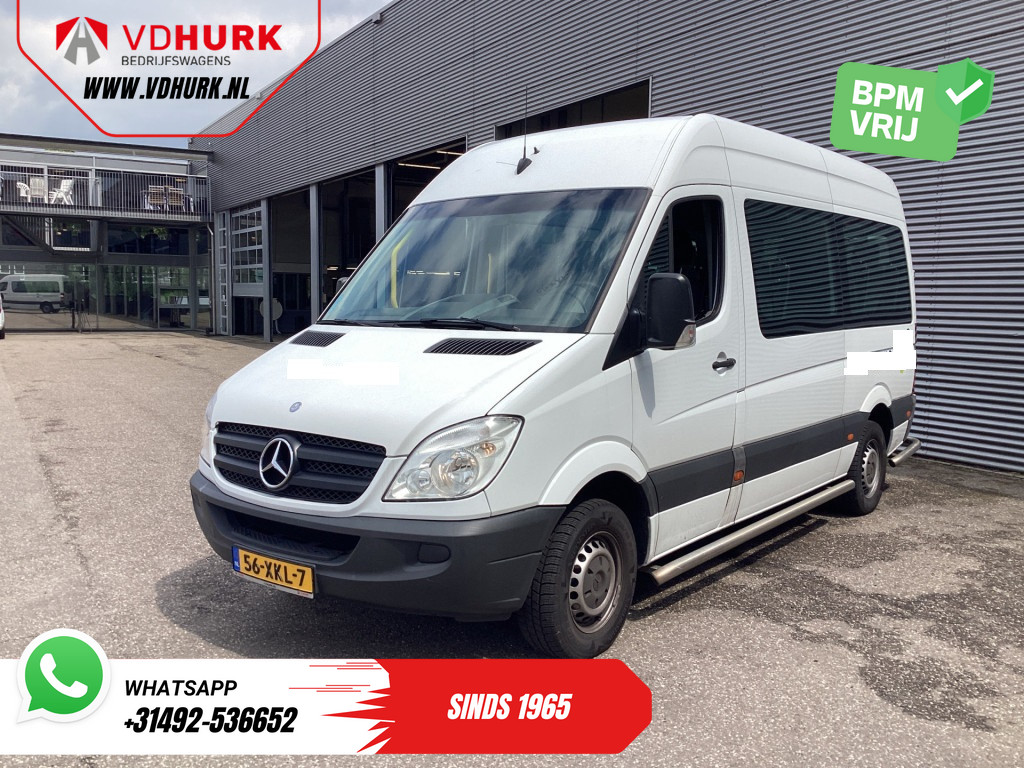 Mercedes-Benz Sprinter Personenvervoer 313 2.2 CDI L2H2 €9.922 Incl. BTW BPM VRIJ! EXPORT ONLY Combi/ 9 Persoons/ Kombi/ 9P/ Airco/ Rolstoellift 7
