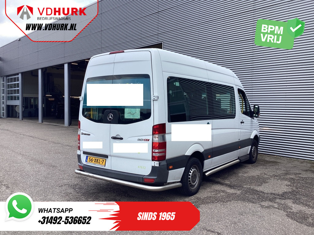 Mercedes-Benz Sprinter Personenvervoer 313 2.2 CDI L2H2 €9.922 Incl. BTW BPM VRIJ! EXPORT ONLY Combi/ 9 Persoons/ Kombi/ 9P/ Airco/ Rolstoellift 8