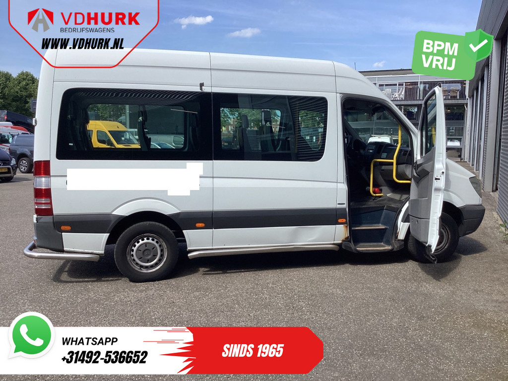 Mercedes-Benz Sprinter Personenvervoer 313 2.2 CDI L2H2 €11.132 Incl. BTW BPM VRIJ! EXPORT ONLY Combi/ 9 Persoons/ Kombi/ 9P/ Airco/ Rolstoellift 5