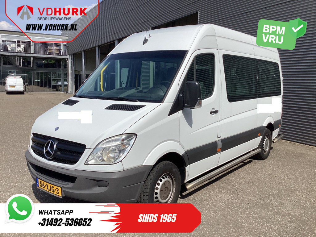 Mercedes-Benz Sprinter Personenvervoer 313 2.2 CDI L2H2 €11.132 Incl. BTW BPM VRIJ! EXPORT ONLY Combi/ 9 Persoons/ Kombi/ 9P/ Airco/ Rolstoellift 9