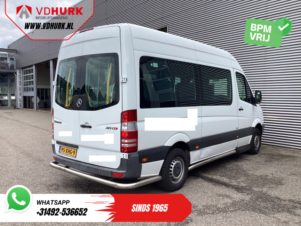 Mercedes-Benz Sprinter Personenvervoer 313 2.2 CDI L2H2 €10.769 Incl. BTW BPM VRIJ! EXPORT ONLY Combi/ 9 Persoons/ Kombi/ 9P/ Airco/ Rolstoellift 7