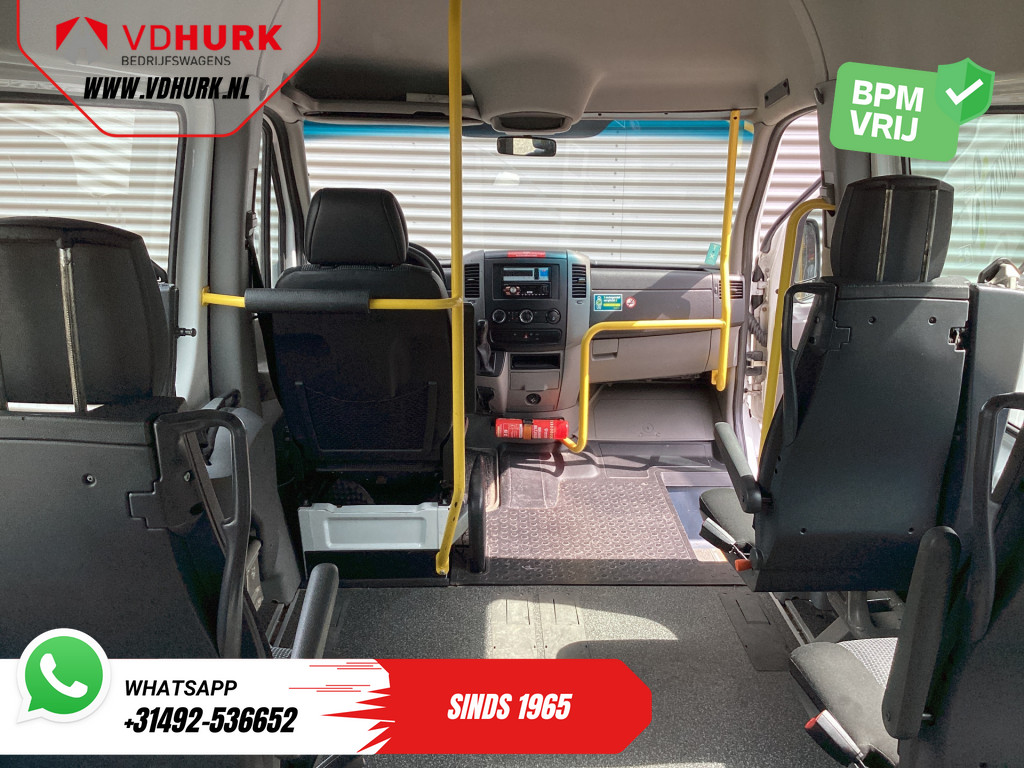Mercedes-Benz Sprinter Personenvervoer 313 2.2 CDI L2H2 €10.769 Incl. BTW BPM VRIJ! EXPORT ONLY Combi/ 9 Persoons/ Kombi/ 9P/ Airco/ Rolstoellift 9
