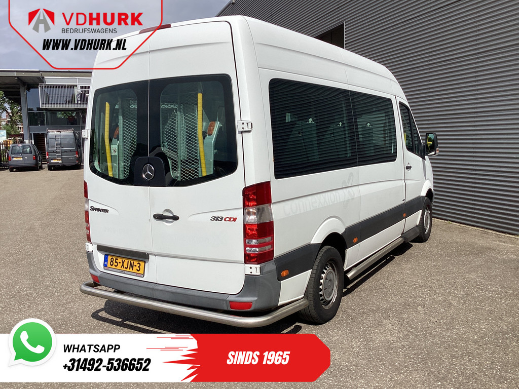 Mercedes-Benz Sprinter Personenvervoer 313 2.2 CDI L2H2 €9922 Incl. BTW BPM VRIJ! EXPORT ONLY Combi/ 9 Persoons/ Kombi/ 9P/ Airco/ Rolstoellift 8