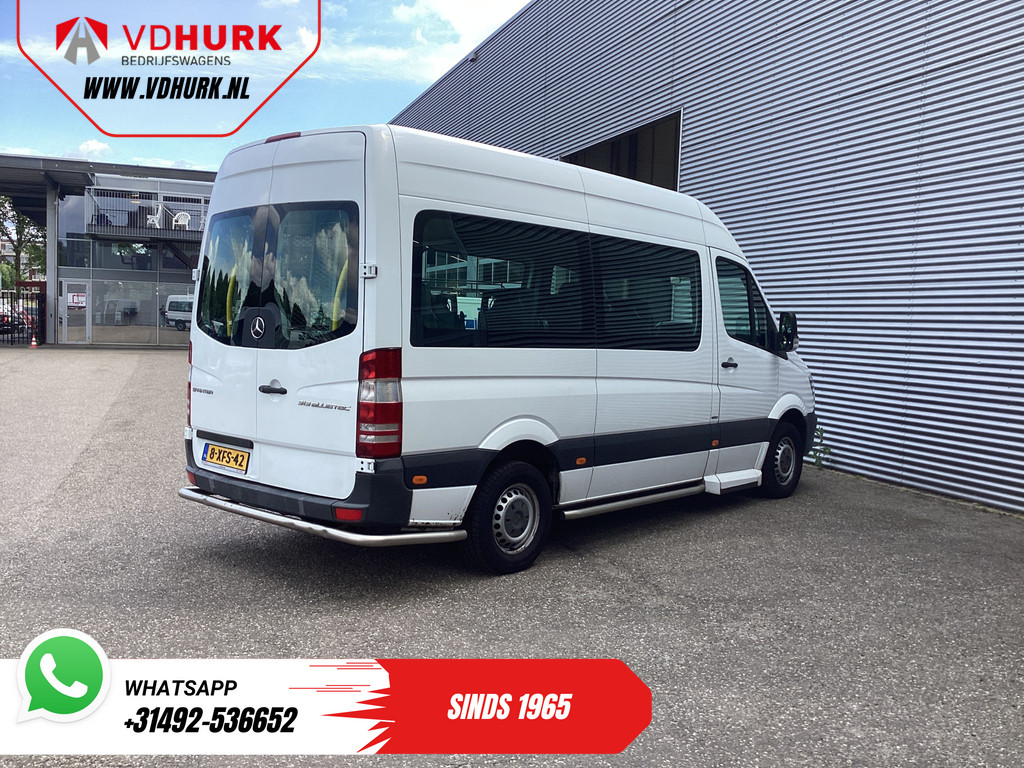 Mercedes-Benz Sprinter Personenvervoer Mercedes-Benz 313 2.2 CDI Aut. E6 L2H2 €10.890 Incl. BTW BPM VRIJ! EXPORT ONLY Combi/ 9 Persoons/ Kombi/ 9P/ Airco/ Rolstoellift 8