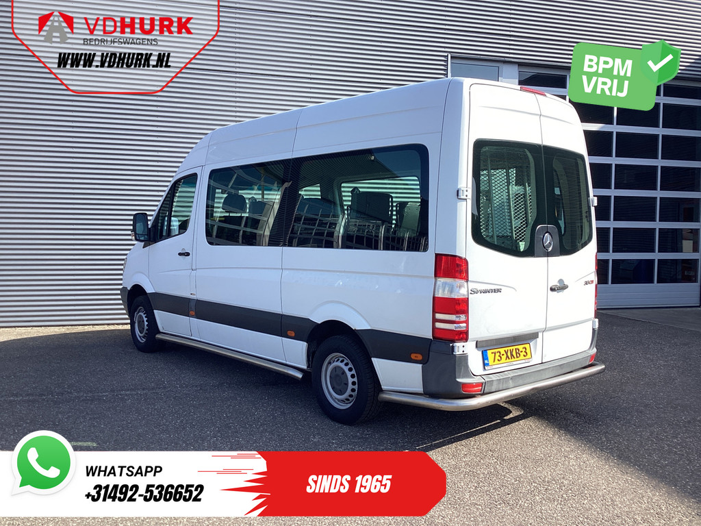 Mercedes-Benz Sprinter Personenvervoer 313 2.2 CDI L2H2 €9.922 Incl. BTW BPM VRIJ! EXPORT ONLY Combi/ 9 Persoons/ Kombi/ 9P/ Airco/ Rolstoellift 1