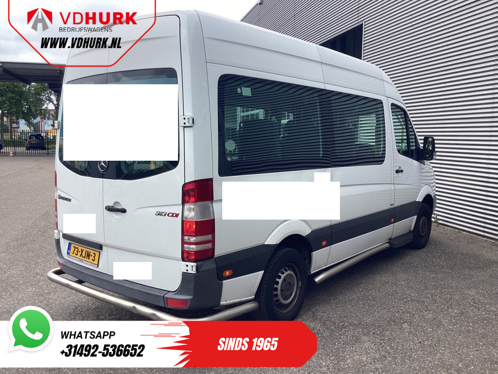Mercedes-Benz Sprinter Personenvervoer 313 2.2 CDI L2H2 €9.922 Incl. BTW BPM VRIJ! EXPORT ONLY Combi/ 9 Persoons/ Kombi/ 9P/ Airco/ Rolstoellift 8