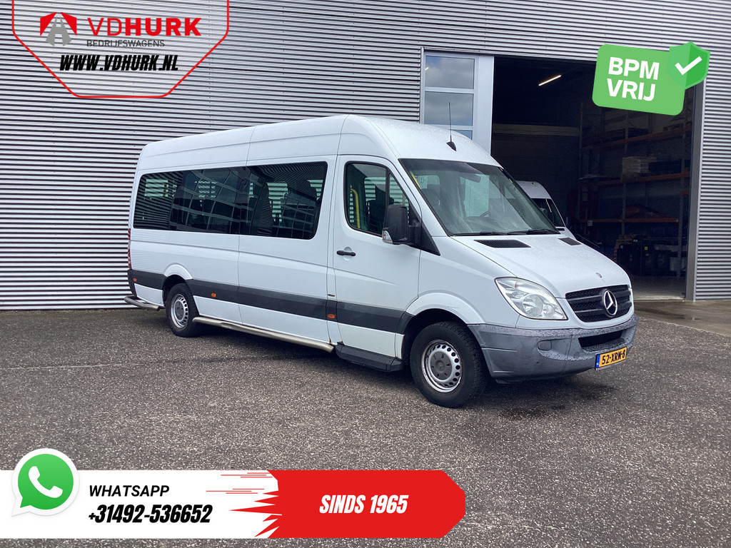 Mercedes-Benz Sprinter Personenvervoer 313 2.2 CDI L3H2 €10.572 Incl. BTW BPM VRIJ! EXPORT ONLY Combi/ 9 Persoons/ Kombi/ 9P/ Airco/ Rolstoellift 0