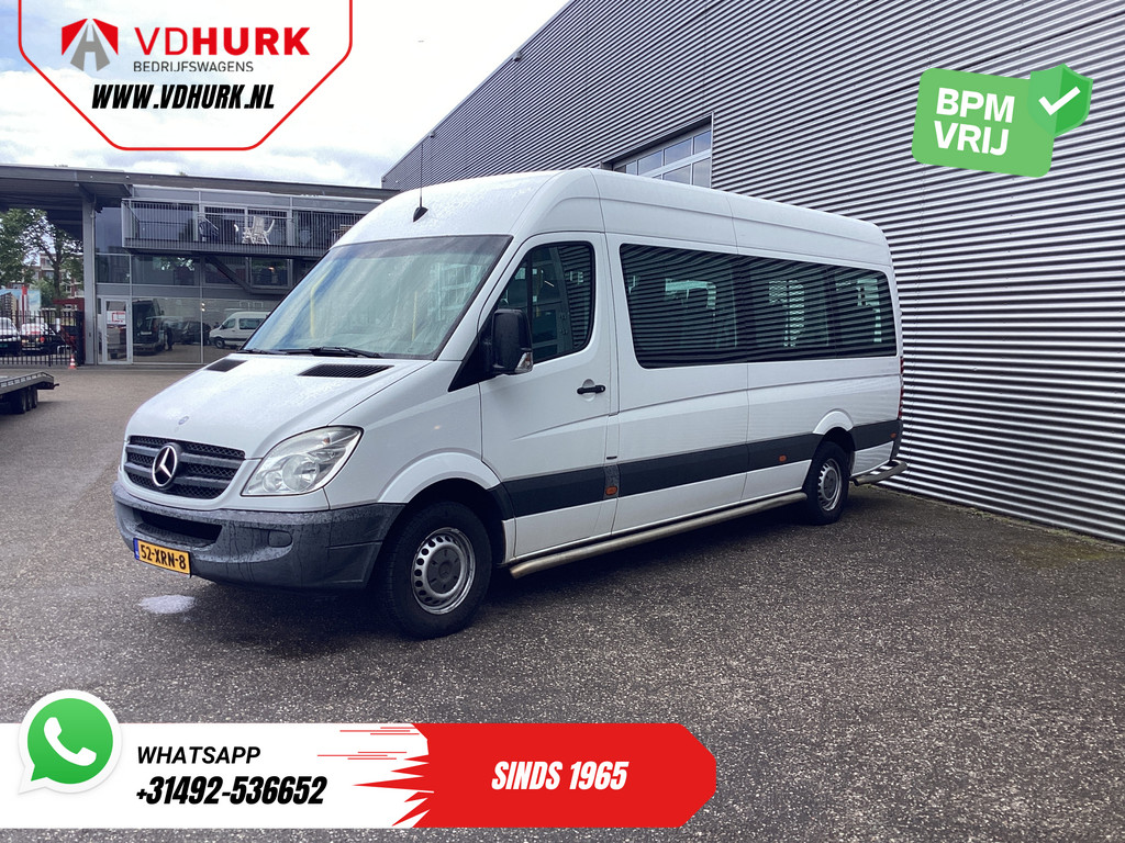 Mercedes-Benz Sprinter Personenvervoer 313 2.2 CDI L3H2 €10.572 Incl. BTW BPM VRIJ! EXPORT ONLY Combi/ 9 Persoons/ Kombi/ 9P/ Airco/ Rolstoellift 8