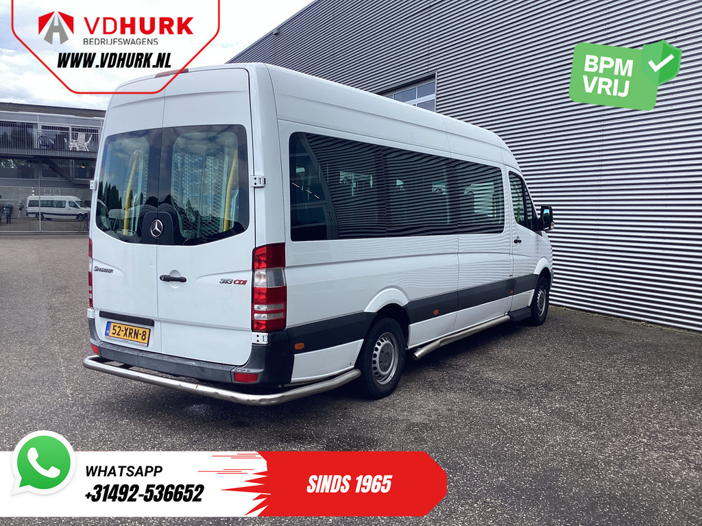 Mercedes-Benz Sprinter Personenvervoer 313 2.2 CDI L3H2 €10.572 Incl. BTW BPM VRIJ! EXPORT ONLY Combi/ 9 Persoons/ Kombi/ 9P/ Airco/ Rolstoellift 9
