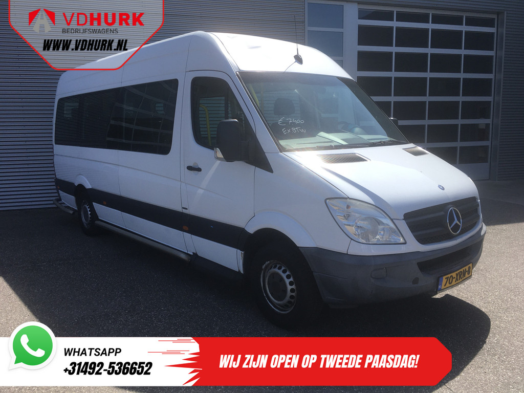 Mercedes-Benz Sprinter Personenvervoer 313 2.2 CDI L3H2 €8.954 Incl. BTW BPM VRIJ! EXPORT ONLY Combi/ 9 Persoons/ Kombi/ 9P/ Airco/ Rolstoellift 0