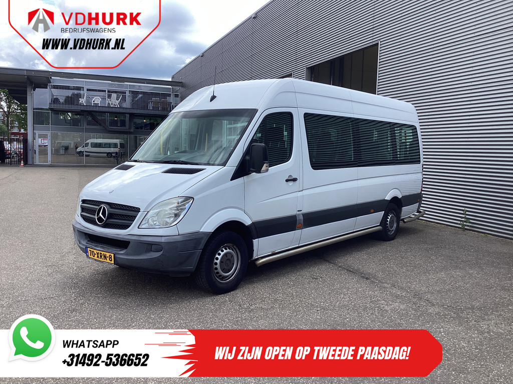 Mercedes-Benz Sprinter Personenvervoer 313 2.2 CDI L3H2 €8.954 Incl. BTW BPM VRIJ! EXPORT ONLY Combi/ 9 Persoons/ Kombi/ 9P/ Airco/ Rolstoellift 11