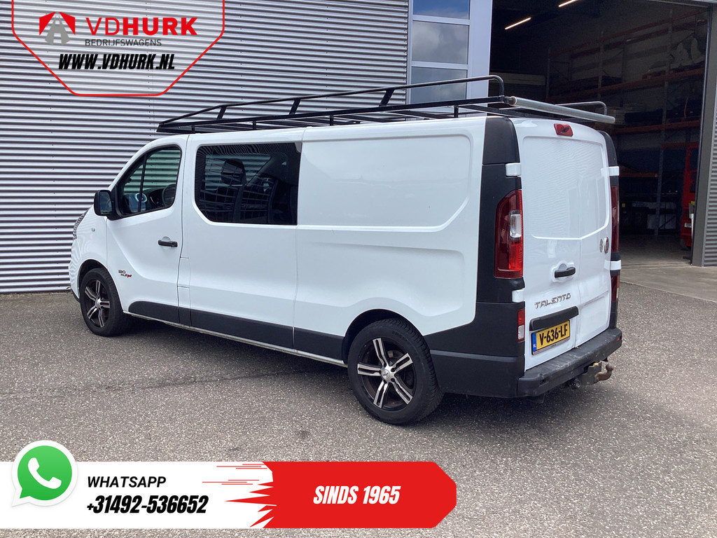 Fiat Talento Bestelbus 1.6 MJ 125 pk L2 DC Dubbel Cabine EXPORT ONLY Airco/ Android/ Camera/ Imperiaal 1