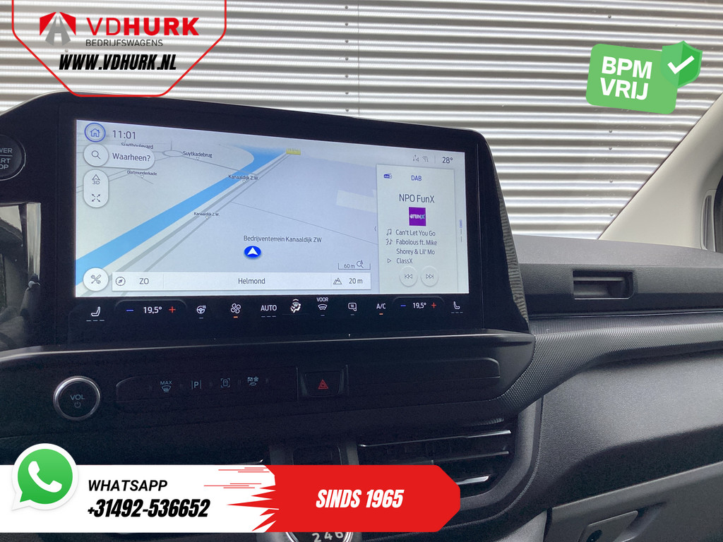 Ford Transit Custom Bestelbus 300 2.0 TDCI 150 pk L2 Limited BPM VRIJ! Garantie tot 3-28'/ LED/ Adapt.Cruise/ Navi/ Stuurverw./ Stoelverw./ Carplay/ Camera/ P 12