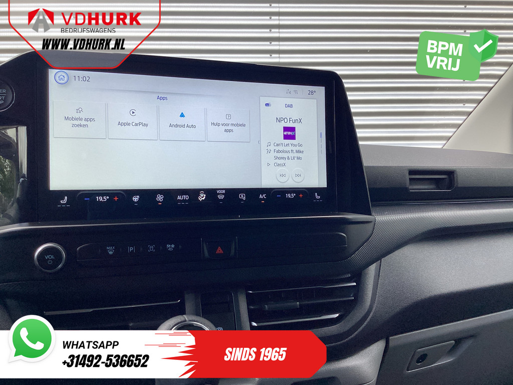 Ford Transit Custom Bestelbus 300 2.0 TDCI 150 pk L2 Limited BPM VRIJ! Garantie tot 3-28'/ LED/ Adapt.Cruise/ Navi/ Stuurverw./ Stoelverw./ Carplay/ Camera/ P 16