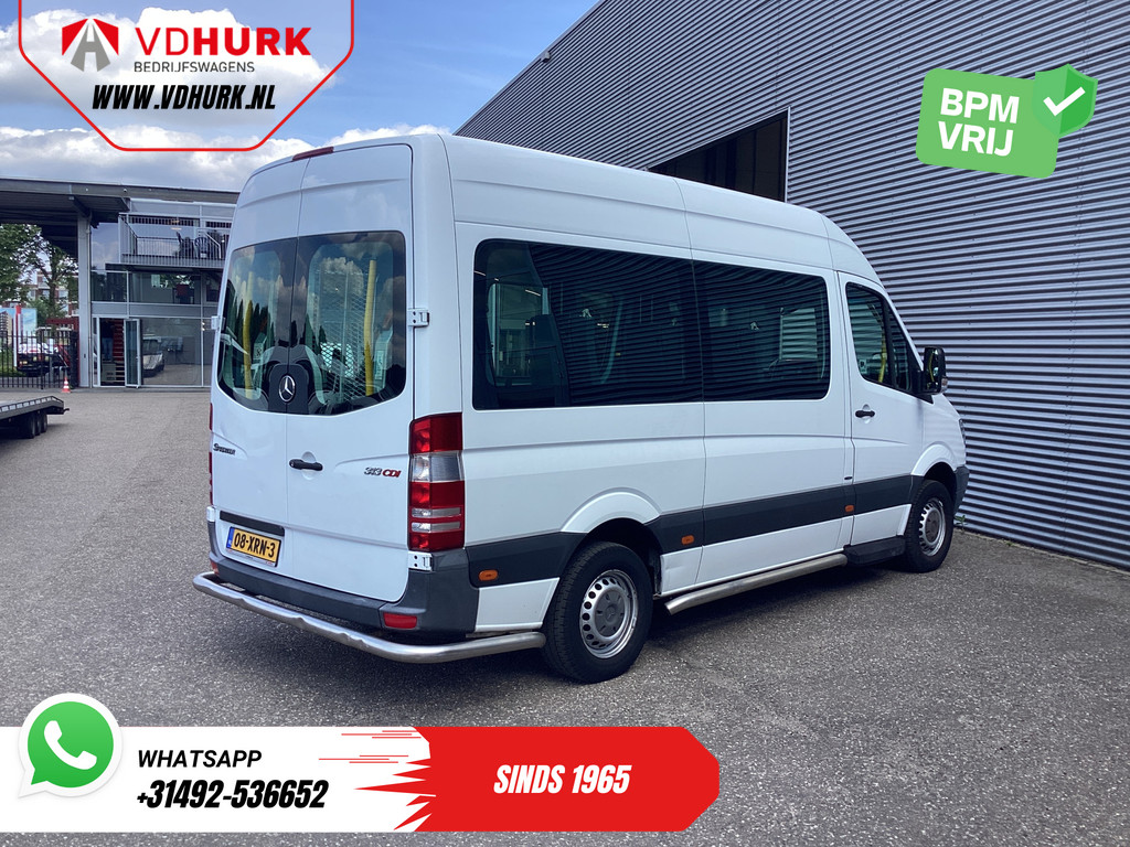 Mercedes-Benz Sprinter Personenvervoer 313 2.2 CDI L2H2 €9922 Incl. BTW BPM VRIJ! EXPORT ONLY Combi/ 9 Persoons/ Kombi/ 9P/ Airco/ Rolstoellift 9