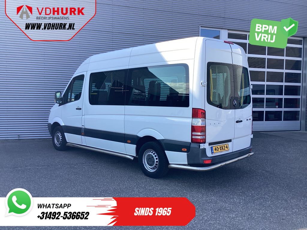 Mercedes-Benz Sprinter Personenvervoer 313 2.2 CDI L2H2 €10.164 Incl. BTW BPM VRIJ! EXPORT ONLY Combi/ 9 Persoons/ Kombi/ 9P/ Airco/ Rolstoellift 1