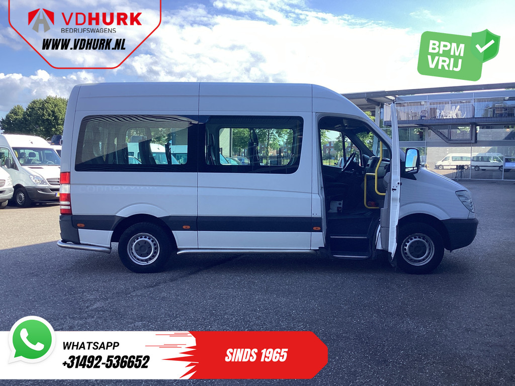 Mercedes-Benz Sprinter Personenvervoer 313 2.2 CDI L2H2 €10.164 Incl. BTW BPM VRIJ! EXPORT ONLY Combi/ 9 Persoons/ Kombi/ 9P/ Airco/ Rolstoellift 5