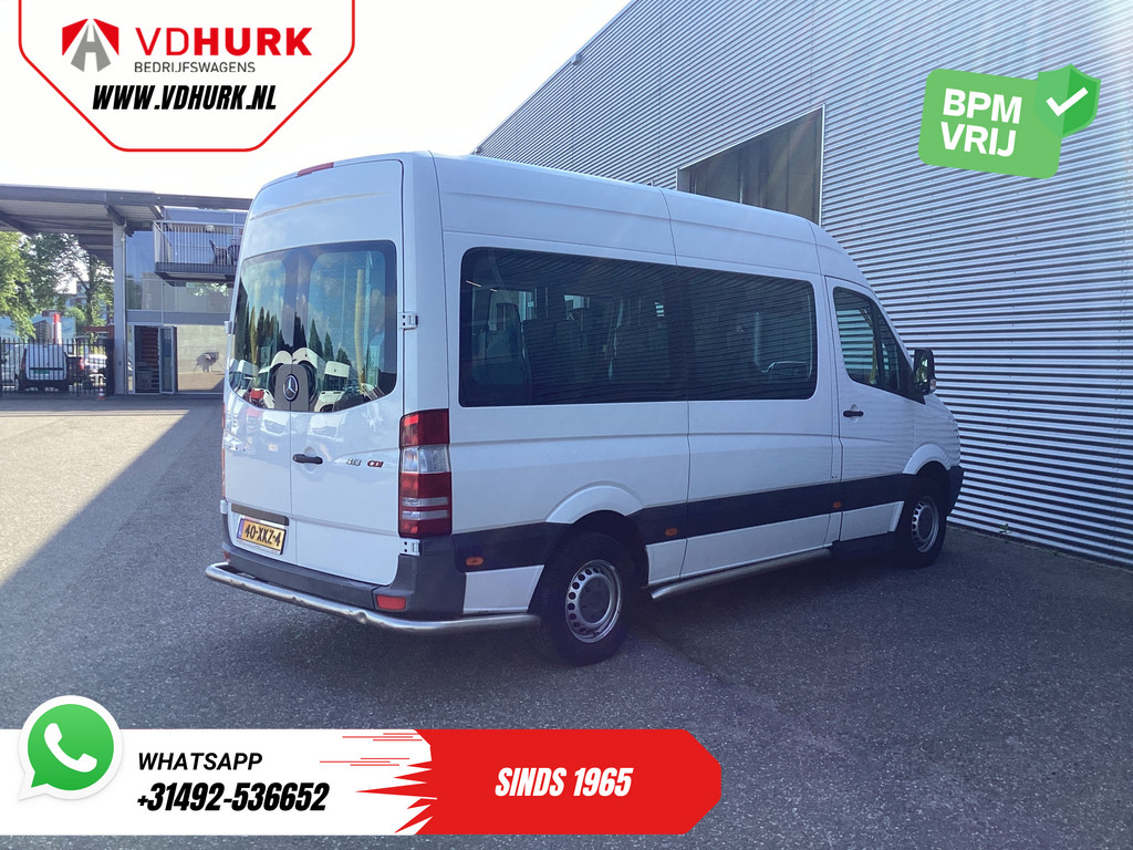 Mercedes-Benz Sprinter Personenvervoer 313 2.2 CDI L2H2 €10.164 Incl. BTW BPM VRIJ! EXPORT ONLY Combi/ 9 Persoons/ Kombi/ 9P/ Airco/ Rolstoellift 9