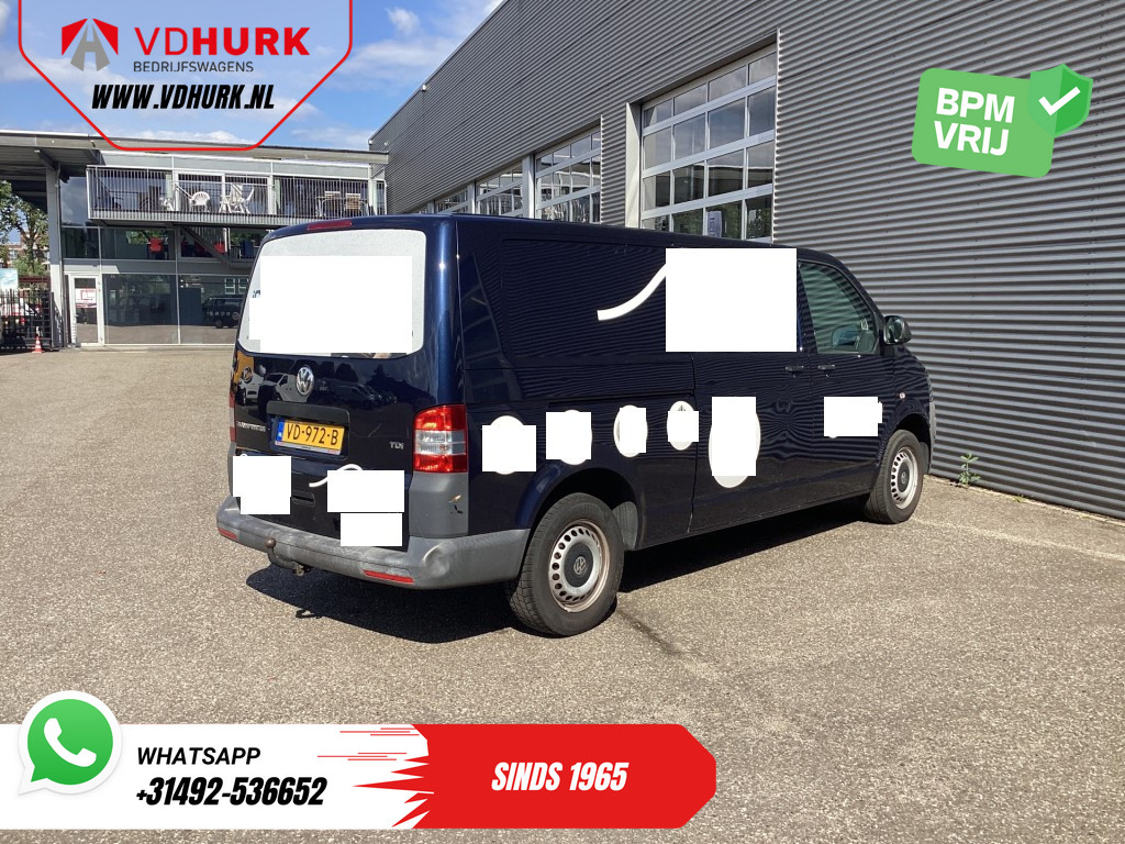 Volkswagen Transporter Bestelbus 2.0 TDI 100 pk EXPORT ONLY L2 Airco/ 2.2T Trekverm./ Inrichting/ Trekhaak 12