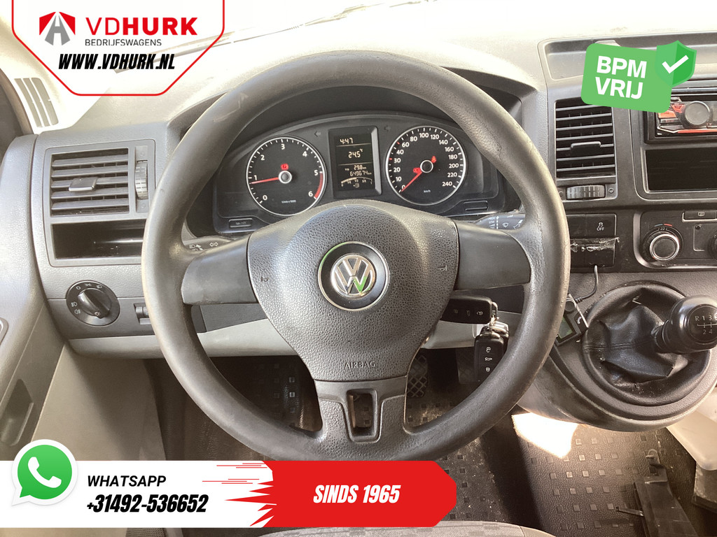 Volkswagen Transporter Bestelbus 2.0 TDI 100 pk EXPORT ONLY L2 Airco/ 2.2T Trekverm./ Inrichting/ Trekhaak 9
