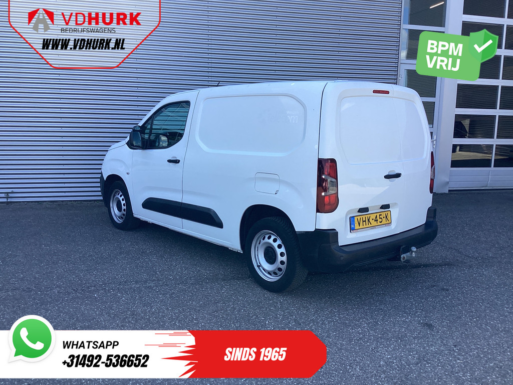 Peugeot Partner Bestelbus 1.5 HDI 100 pk EXPORT ONLY BOTT/ Carplay/ PDC/ Cruise/ Trekhaak/ Airco 1