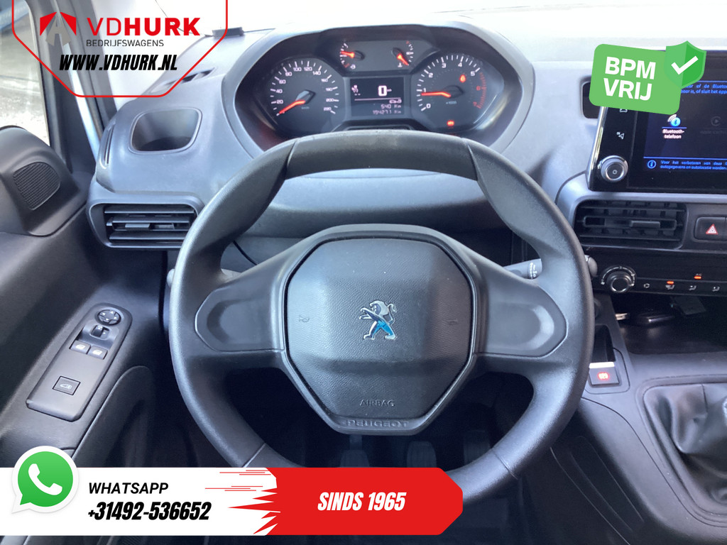 Peugeot Partner Bestelbus 1.5 HDI 100 pk EXPORT ONLY BOTT/ Carplay/ PDC/ Cruise/ Trekhaak/ Airco 11