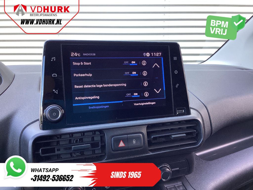 Peugeot Partner Bestelbus 1.5 HDI 100 pk EXPORT ONLY BOTT/ Carplay/ PDC/ Cruise/ Trekhaak/ Airco 13