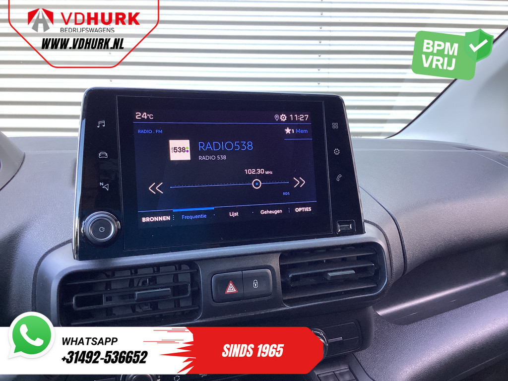 Peugeot Partner Bestelbus 1.5 HDI 100 pk EXPORT ONLY BOTT/ Carplay/ PDC/ Cruise/ Trekhaak/ Airco 14