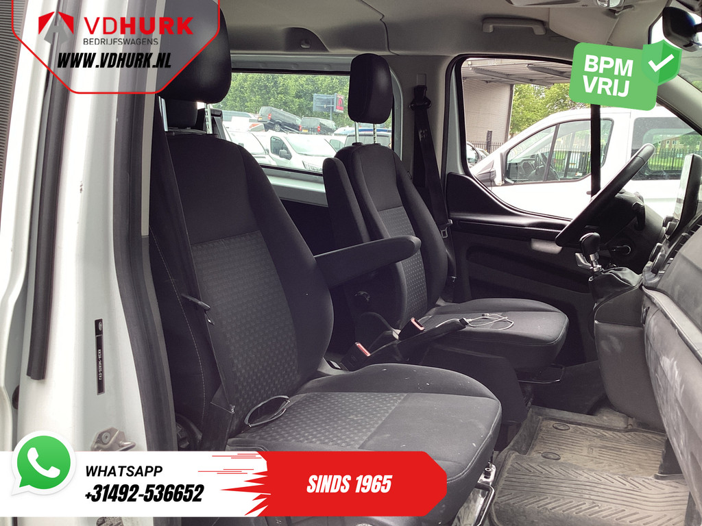 Ford Transit Custom Bestelbus 2.0 TDCI L2 Trend DC Dubbel Cabine BPM VRIJ! Stoelverw./ Carplay/ 2.7t Trekverm./ Navi/ PDC/ Cruise 10