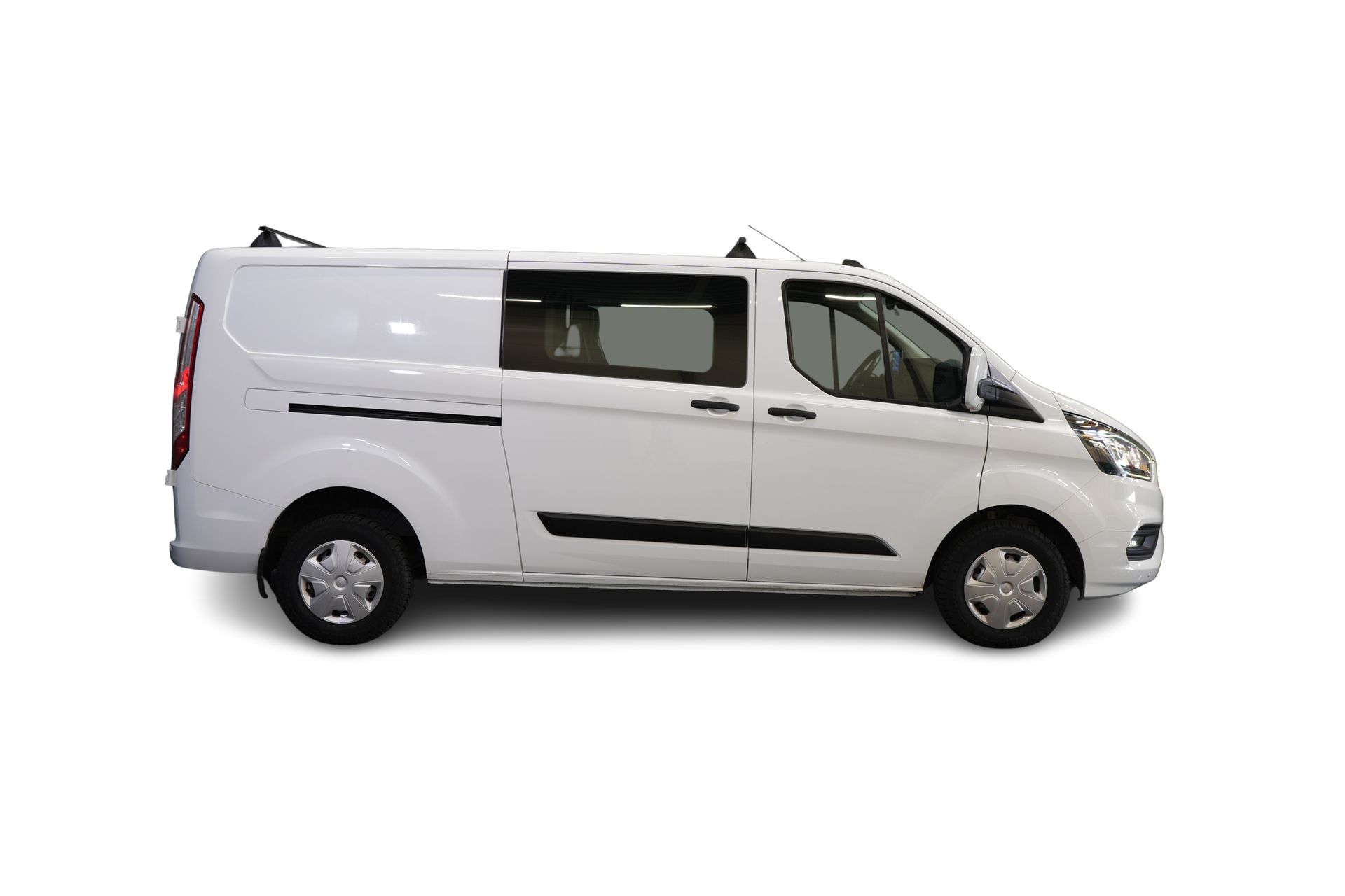 Ford Transit Custom Bestelbus 2.0 TDCI L2 Trend DC Dubbel Cabine BPM VRIJ! Stoelverw./ Carplay/ 2.7t Trekverm./ Navi/ PDC/ Cruise 2