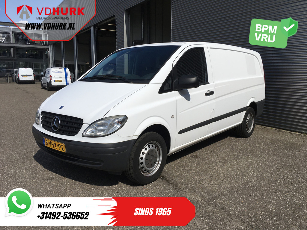 Mercedes-Benz Vito Bestelbus 109 CDI EXPORT ONLY NL Auto/ APK 03-2026/ 3 Pers./ Trekhaak 8