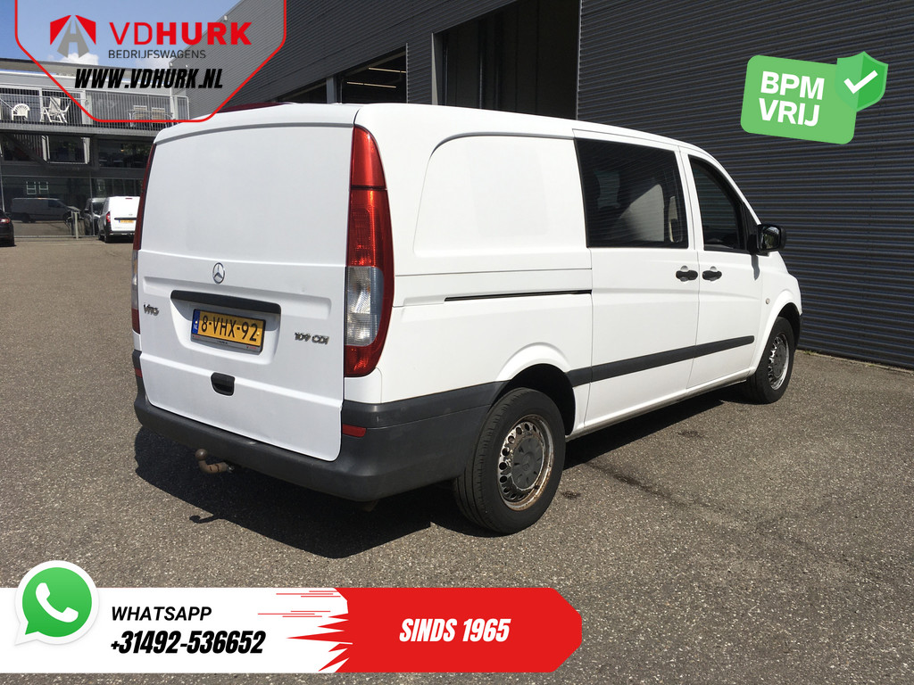 Mercedes-Benz Vito Bestelbus 109 CDI EXPORT ONLY NL Auto/ APK 03-2026/ 3 Pers./ Trekhaak 9