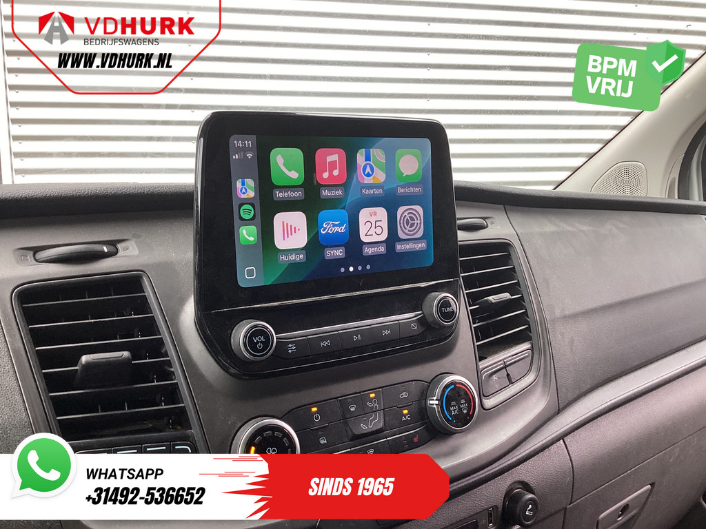Ford Transit Custom Bestelbus 320 2.0 TDCI 130 pk L2 Trend BPM VRIJ! 2.8t Trekverm./ Stoelverw./ Carplay/ Camera/ PDC/ Cruise/ Trekhaak 11